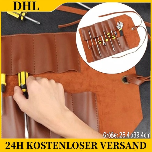 Leder werkzeugrolle - leder,