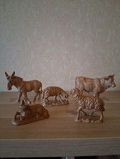 Krippenfiguren aus Holz handgeschnitzt vom Holzbildhauer Ewald Böggemann