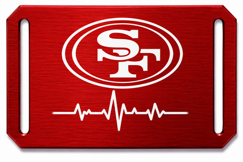 Football fan schnalle rot mit - fan,