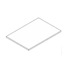 Glasplatte oben Liebherr 7271838 395x350mm für Gefrierschrank GP 1486 GPesf