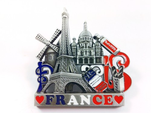 Paris magnet metall - paris, souvenir
