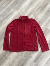 Cecil Damen Sweatshirt Sweatjacke XL 44 Rot Baumwolle Top