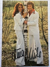 Nina & Mike signiert Musik Karte Original Signatur Unterschrift Autogramm