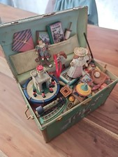 ENESCO 1986 Spieluhr Schatzkiste Spielzeugkiste Sammler!