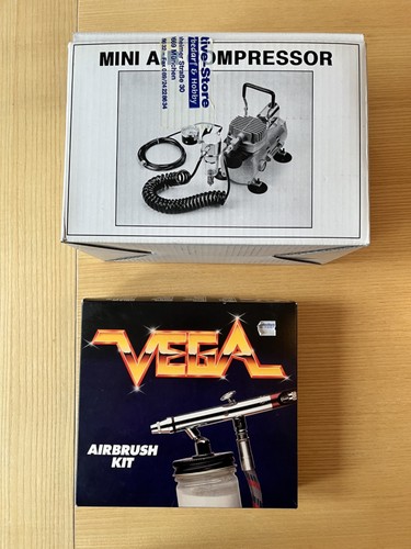 Airbrush set kompressor - airbrush-set, (kompressor