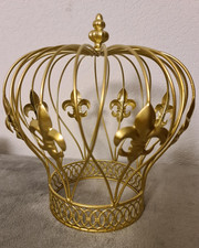 Deko-Krone Alfredo Pauly, matt Gold, Metall