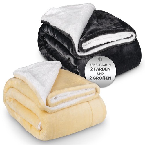 Xxl sherpa kuscheldecke - sherpa,
