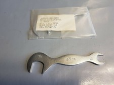 1x Orig. SEL Funkgerät Werkzeug Maulschlüssel 12+19mm WZ43 ex BW Bundeswehr (A29