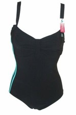 S3) BADEANZUG SCHWARZ  MINT