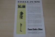 198017) Eisele - Pumpe - Prospekt 06/1951
