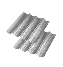 Baguette-Backblech im 2er-Set