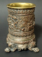 Alte Petroleumlampe Lampenfuß Petroleum Lampe Vase Bronzevase Bronze ? Vasen alt