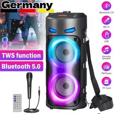 Bluetooth 5.0 Lautsprecher LED
