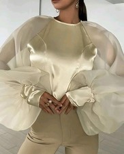 Bluse , zarte Schampania 44