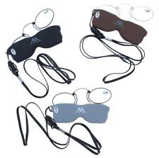 ZWICKER / KNEIFER Brille aus Metall als Not Lesehilfe / Not Lesebrille | NEU 