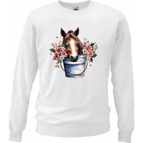 Sweatshirt sweater pferde - sweatshirt,