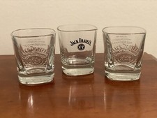 3 Jack Daniels Whiskey Glass