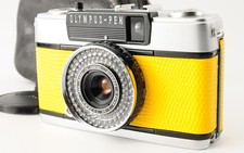 Meter OK Neue Leder Gelb [Nahe MINT] OLYMPUS PEN EE-3 Filmkamera Aus JAPAN