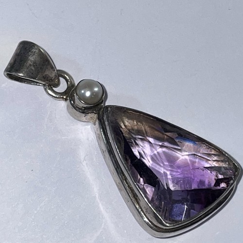 925 silber anhänger facett - 925,
