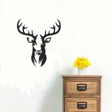 Rustikale Hirschkopf Wanddeko