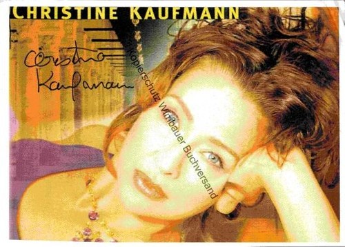 Original autogramm christine - autogramm,