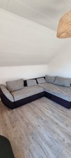 Ecksofa mit Bett und Kasten