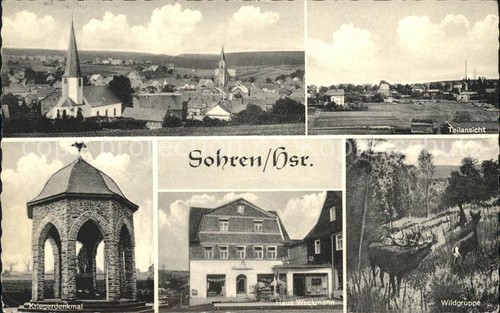 Sohren kriegerdenkmal - sohren,