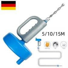 Rohrreinigungsgerät Hand Bohrbetrieben 10m Spirale Abflussreiniger Rohr Reiniger
