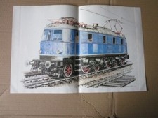 Eisenbahn Plakat MM 21: E 118