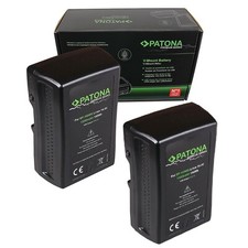 2x PATONA Premium Akku V-Mount 190Wh für Sony BP190WS DSR 250P 600P 650P 652P 