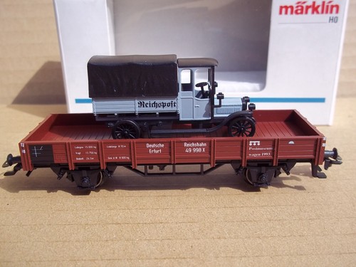 Niederbordwagen mit - h0,
