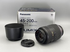 Lumix G Vario 45-200mm f/4-5.6 MEGA O.I.S., MFT Micro Four Thirds, #758-2, -GUT-