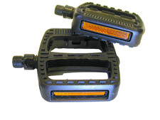 Neu! Pedale Typ MK mit Reflektoren für Fahrrad E-Bike Erwachsene. Größe 9 x 9cm