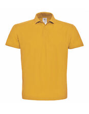 B&C Herren Poloshirt Polohemd POLO ID.001 UNISEX Kurzarm Neu 100% Baumwolle Polo