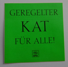 Werbe-Aufkleber Opel