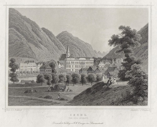 Bad ischl gesamtansicht - bad,