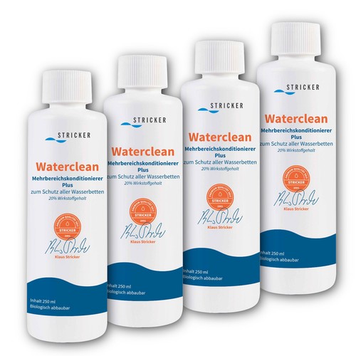 250ml waterclean wasserbett - 4x,