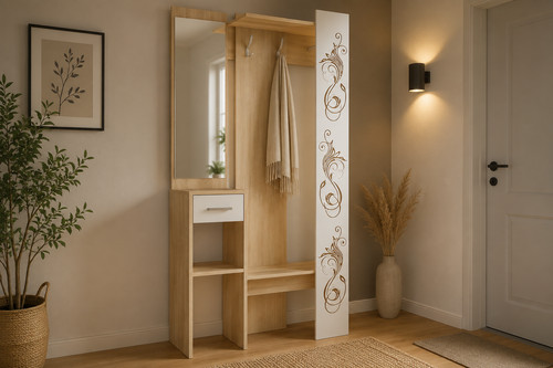 Garderobe flur schmal mit - flur,