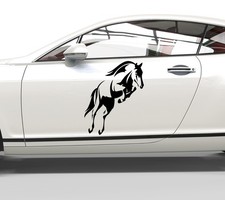 Autoaufkleber Springpferd -