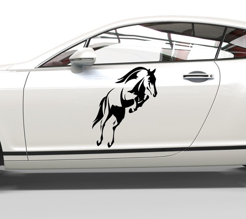 Autoaufkleber springpferd - autoaufkleber,