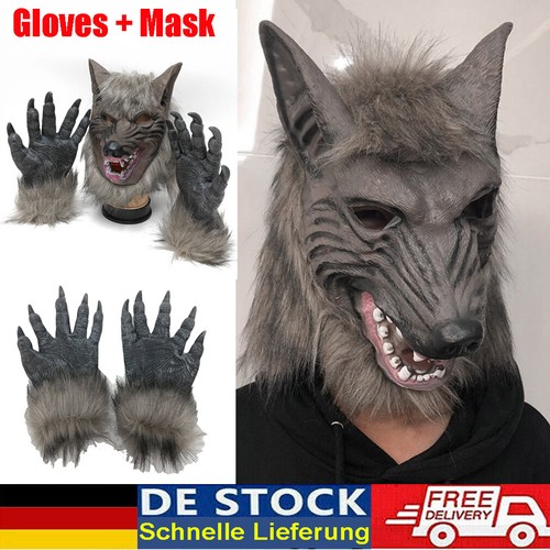 Halloween maske horror wolf - halloween,