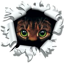 Aufkleber Einschussloch 170 mm Motiv Katze Sticker Tattoo Styling  Motorrad