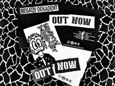 NEGATIV DEKADENT - SAME LP, berlin punkrock, knochenfabrik, strohsäcke, slime,