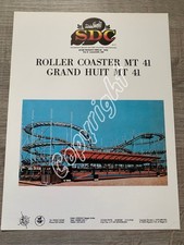 Werbeprospekt ROLLER COASTER MT41 SDC - Achterbahn Freizeitpark Kirmes Brochure