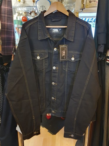 Jeansjacke denimjacke schwarz - jeansjacke,