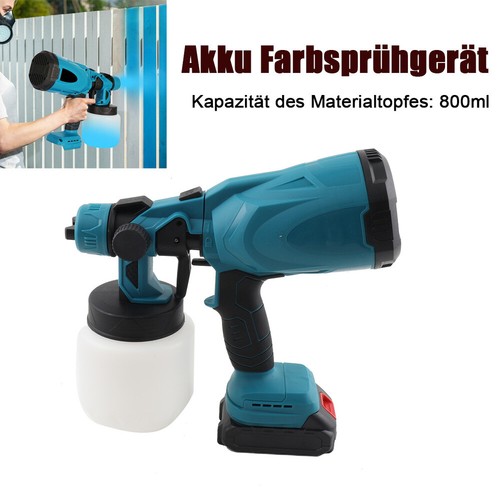 18v akku farbspritzgerät für - akku-farbspritzgerät,