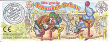 Ü-Ei Beipackzettel BPZ 633127 Fridolin a. d. Serie Die große Schaukel-Schau 1998