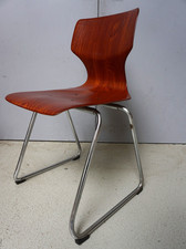 Vintage Flötotto Stapelstuhl