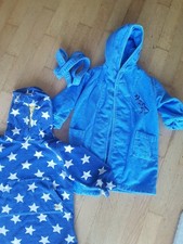 Bademantel Größe 104 Sanetta + Überzieh-Handtuch Mini Boden Bade-Überzieher 5-6y