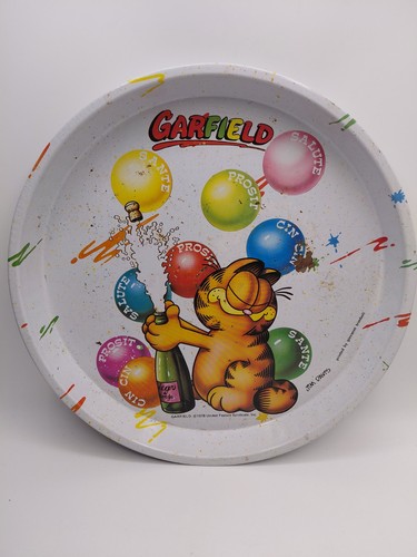 Garfield vintage tablett - garfield,